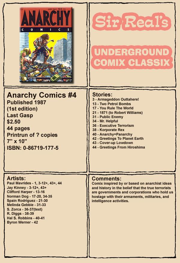 4. Sayı - Anarchy Comics